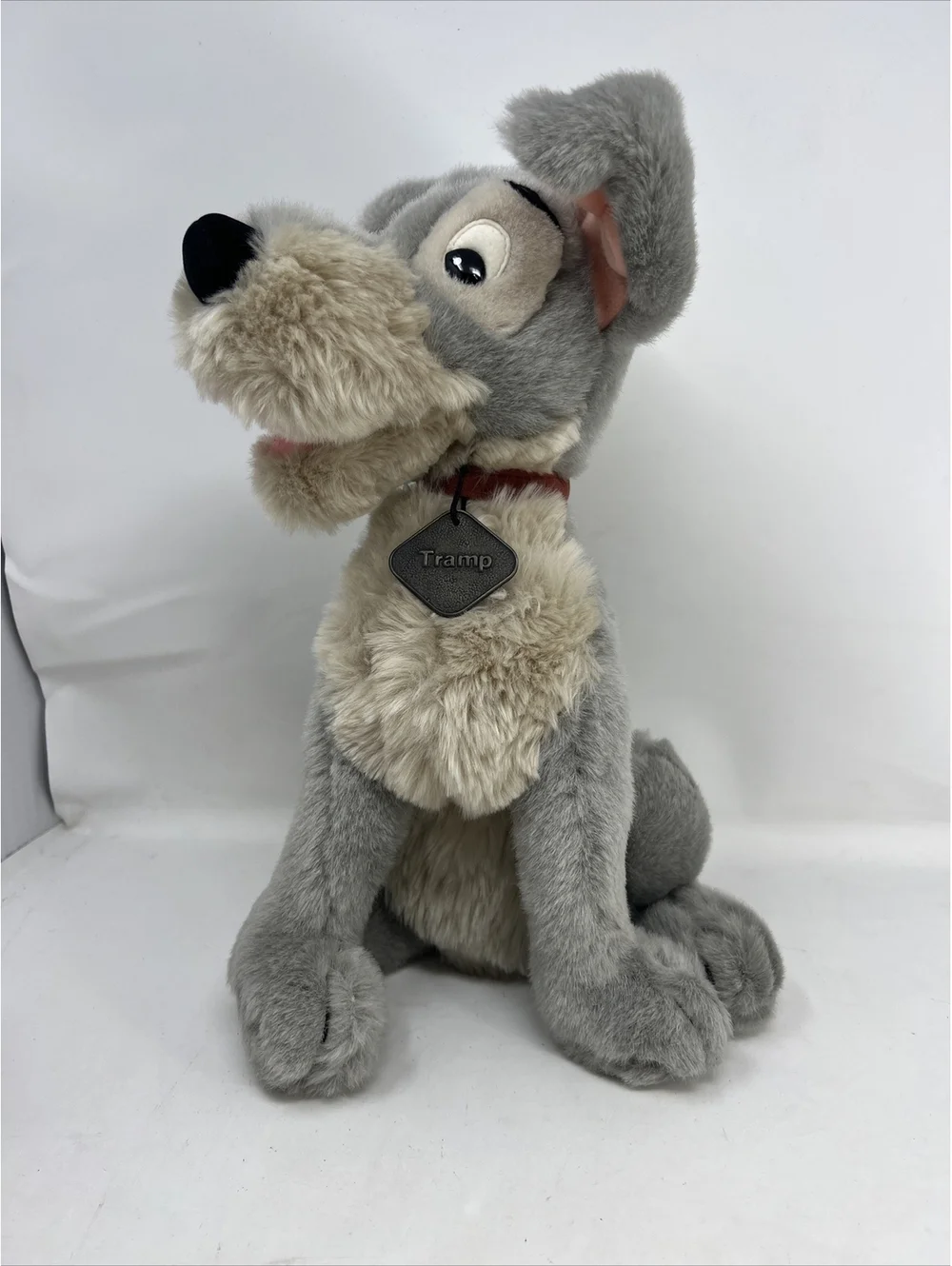 Vintage NWT Disney Store The Lady and the Tramp 14” Plush Doll with Metal Tag